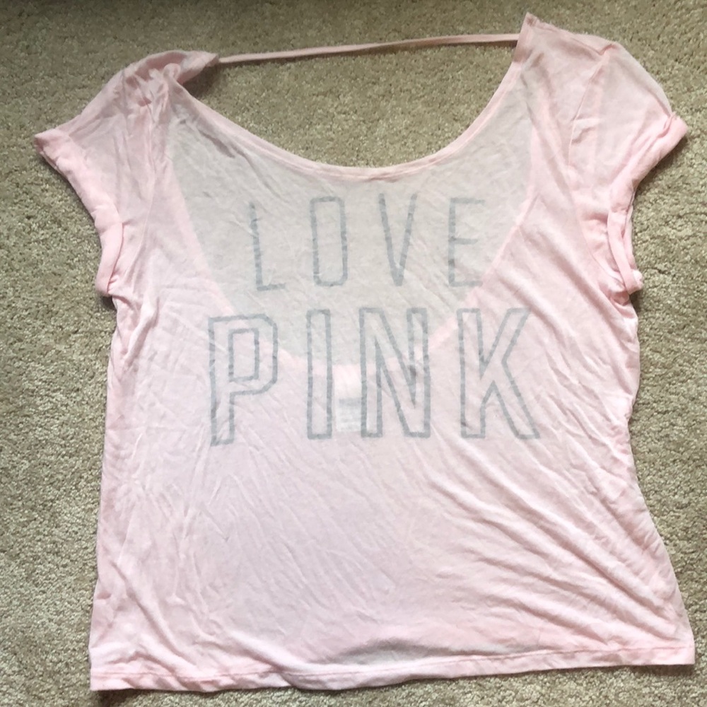 Victoria’s Secret Pink- pink graphic tee
